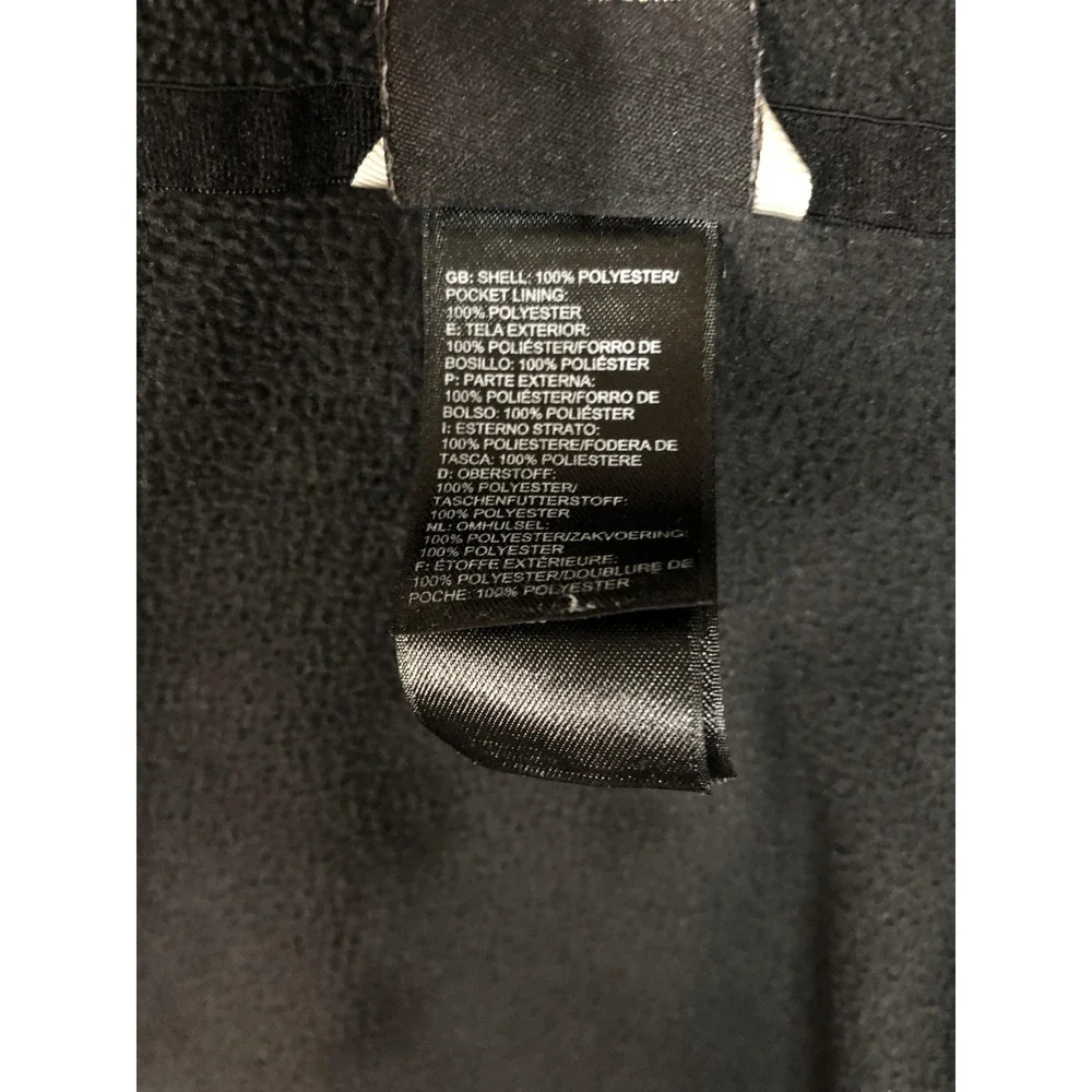 The North Face Jacket Mens Size M Black Fleece Full Zip